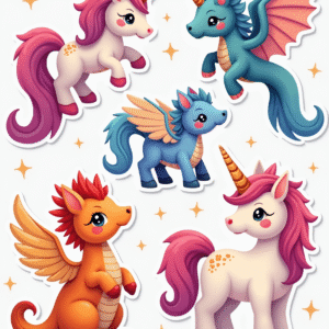 Animals & Wildlife - Sticker Sheet v52